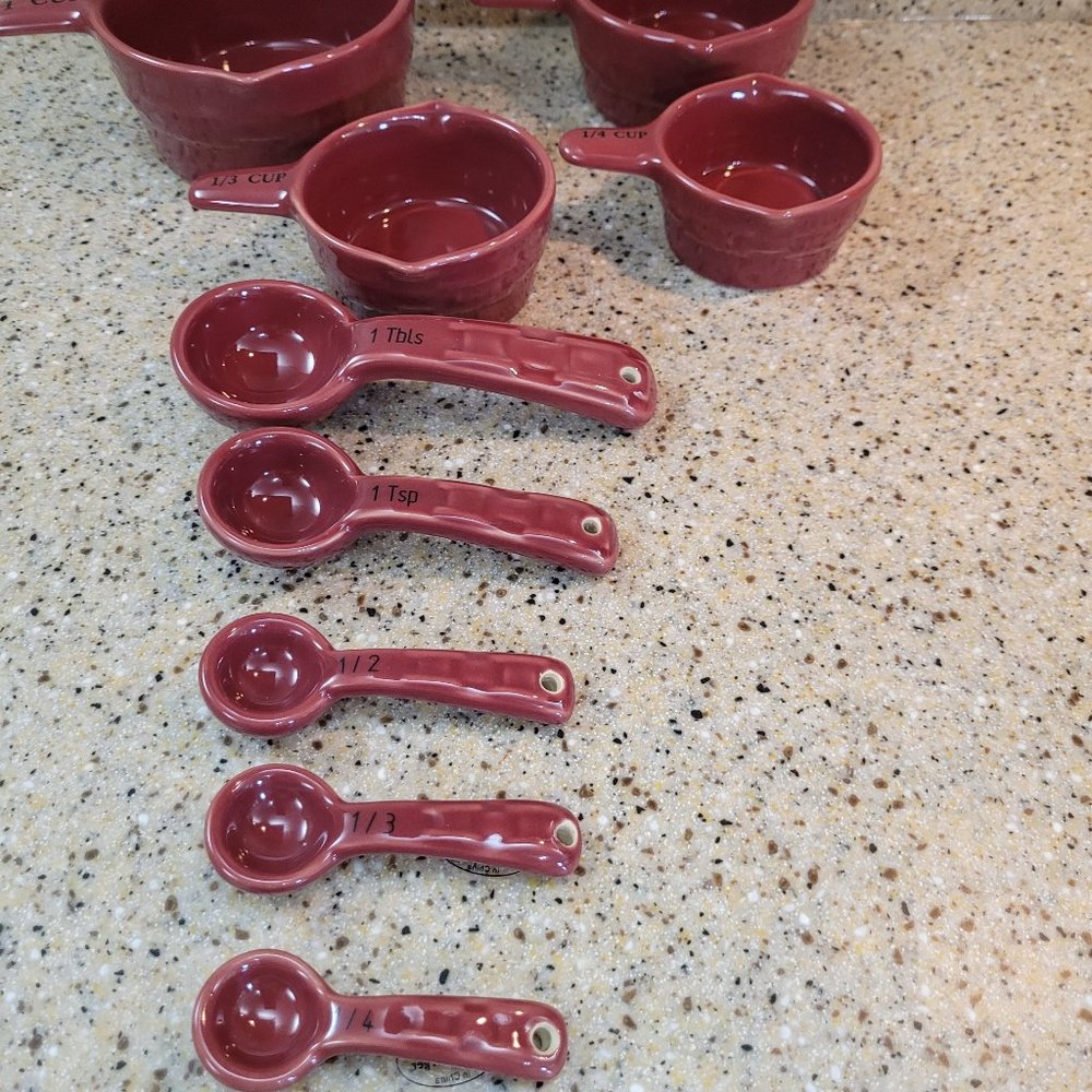 Longaberger Measuring Spoons & Cups  Set